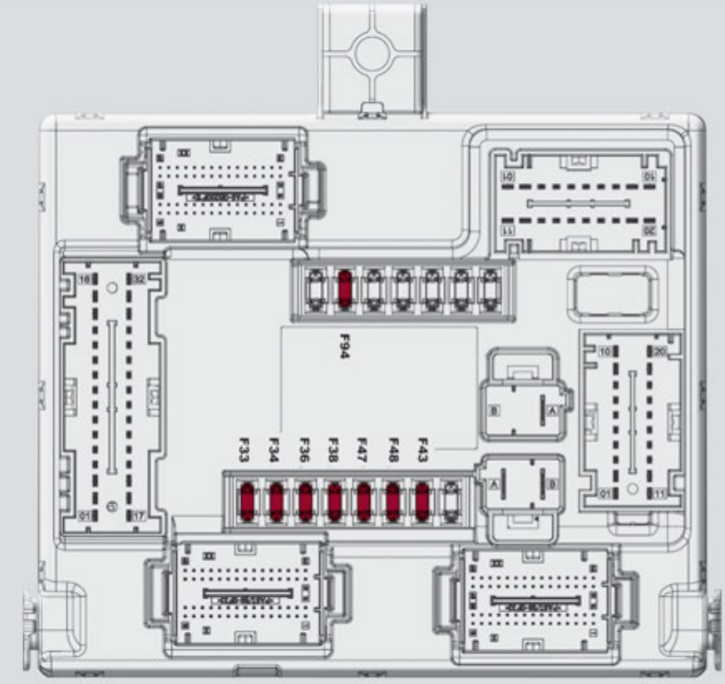 Quadro poistiek vano batožinového priestoru