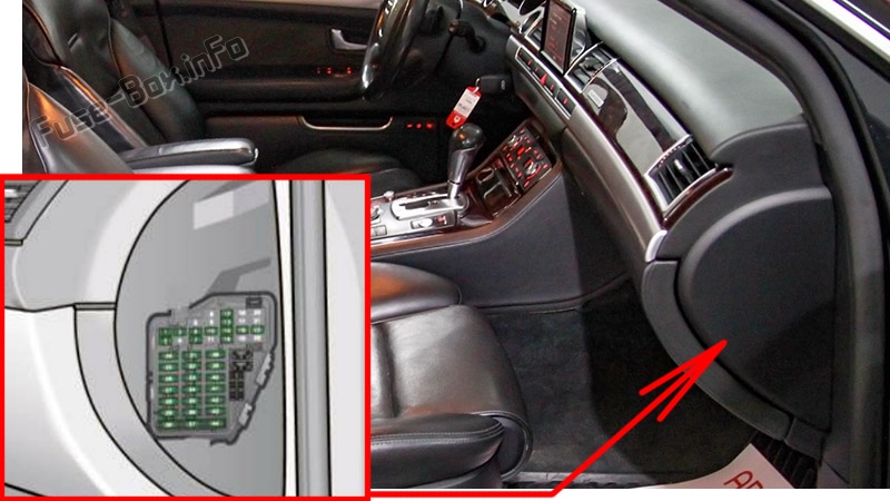 Schéma poistiek Audi A8 a S8 2008-2009 - 3
