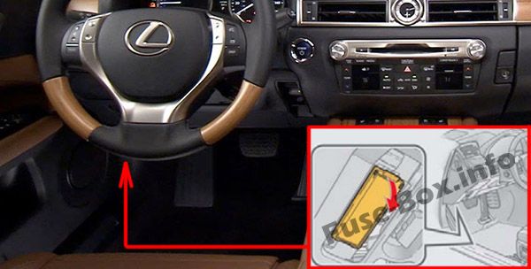 Schéma poistiek Lexus GS450h 2013-2017 - 2