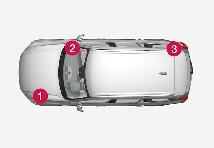 Volvo XC90 Plug-in Hybrid – schéma poistkovej skrinky